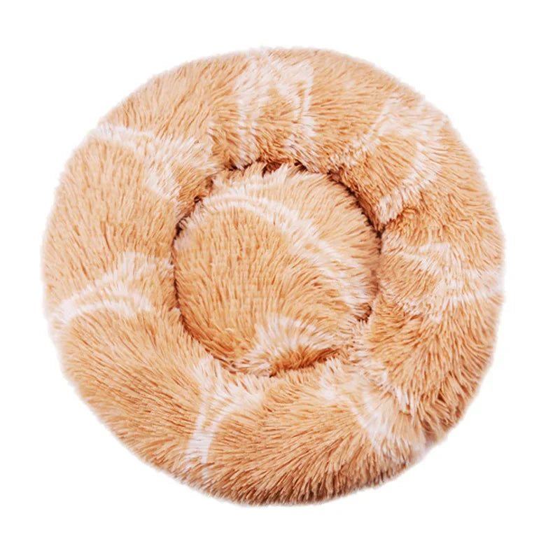 Super Soft Round Pet Bed for Dogs & Cats