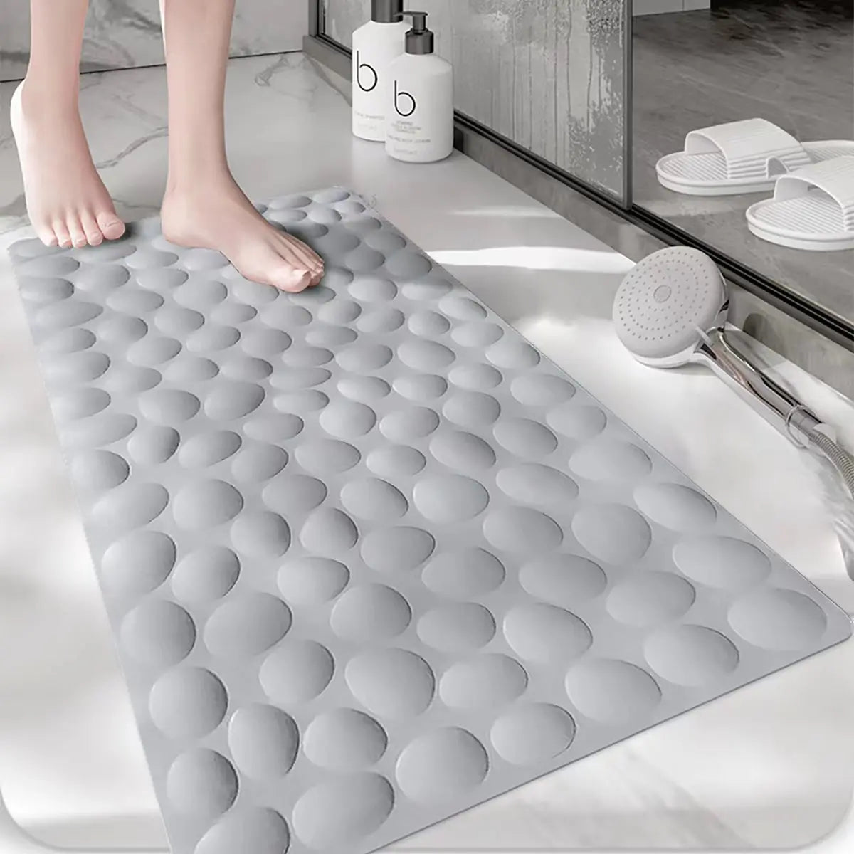 Anti-slip bathroom floor mat water absorbent bath mat home decoration