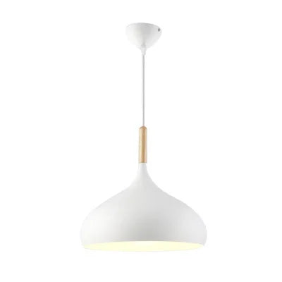 Nordic Colored Chandelier Wooden Pendant Light