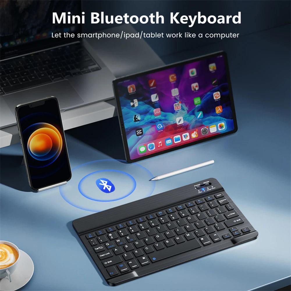 Bluetooth Wireless Keyboard & Mouse for Tablets