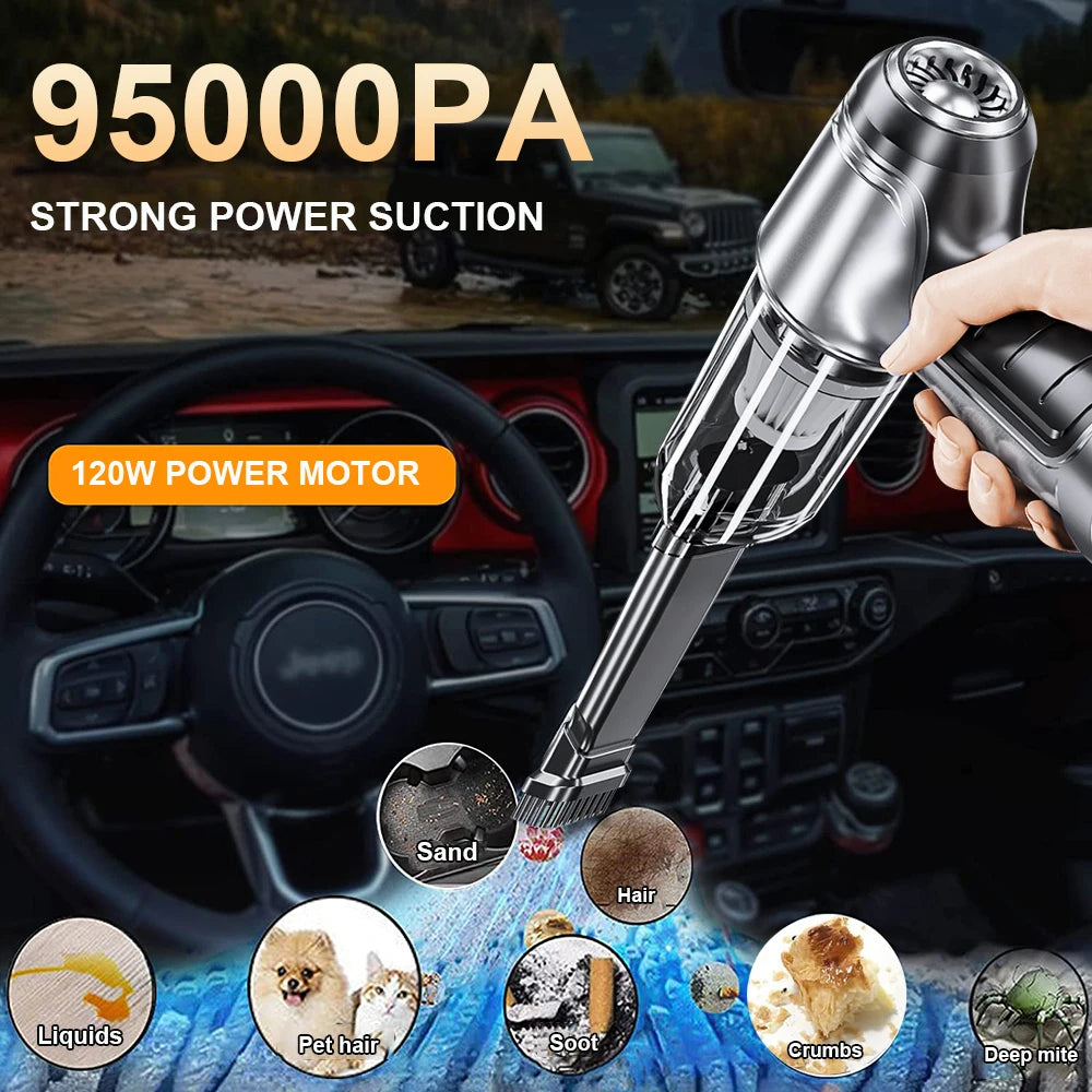 Handheld  Car Vacuum Cleaner Wireless Portable