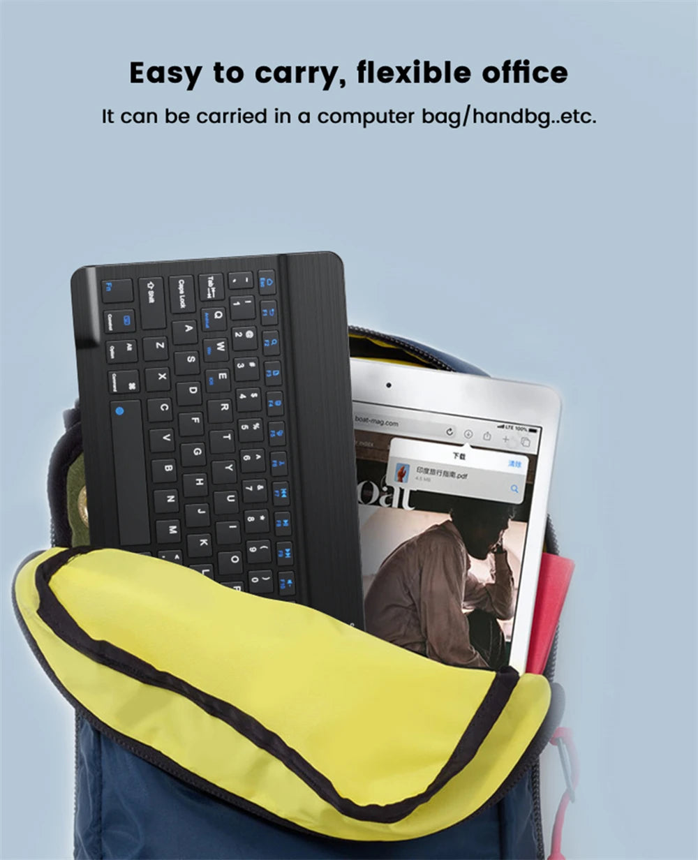 Bluetooth Wireless Keyboard & Mouse for Tablets