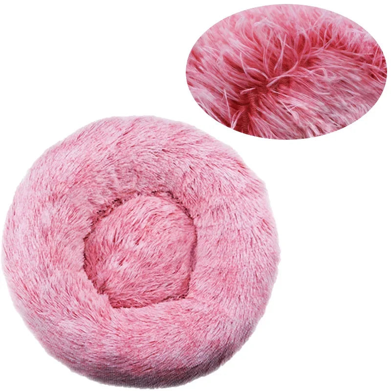 Super Soft Round Pet Bed for Dogs & Cats