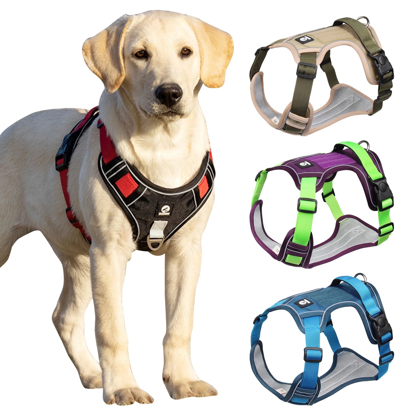 Dog Harness Reflective Tactical Vest 1680D