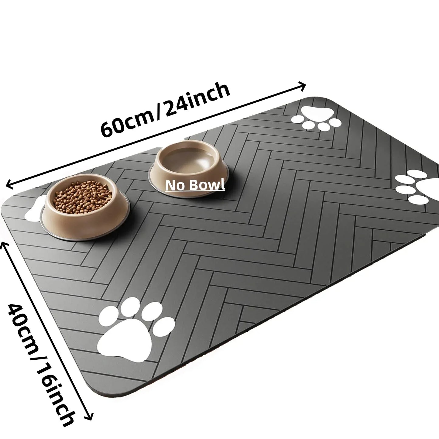 Pet Feeding Mat – Absorbent Placemat for Dog & Cat