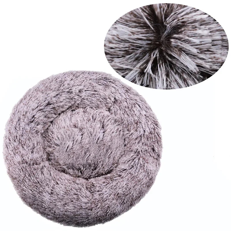 Super Soft Round Pet Bed for Dogs & Cats