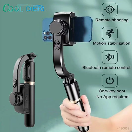 NEW Phone Gimbal Stabilizer Wireless Bluetooth Selfie Stick