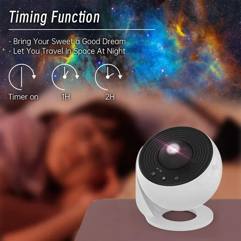 LED Night Light Galaxy Projector Starry Sky