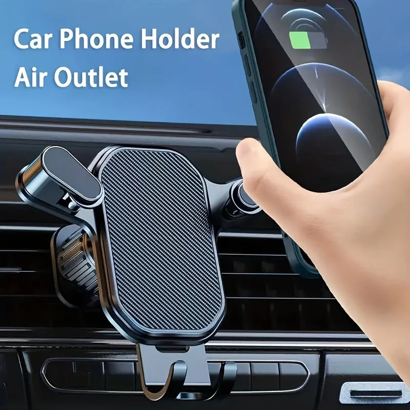 Car Phone Holder Air Vent Clip for 4.7-6.7 Inch Smartphones