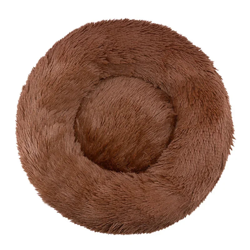 Super Soft Round Pet Bed for Dogs & Cats