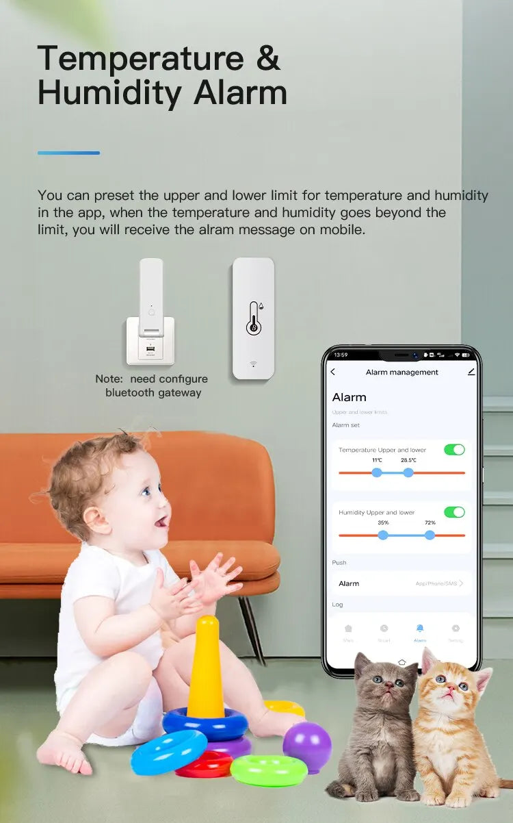 Tuya Smart Temperature & Humidity Sensor