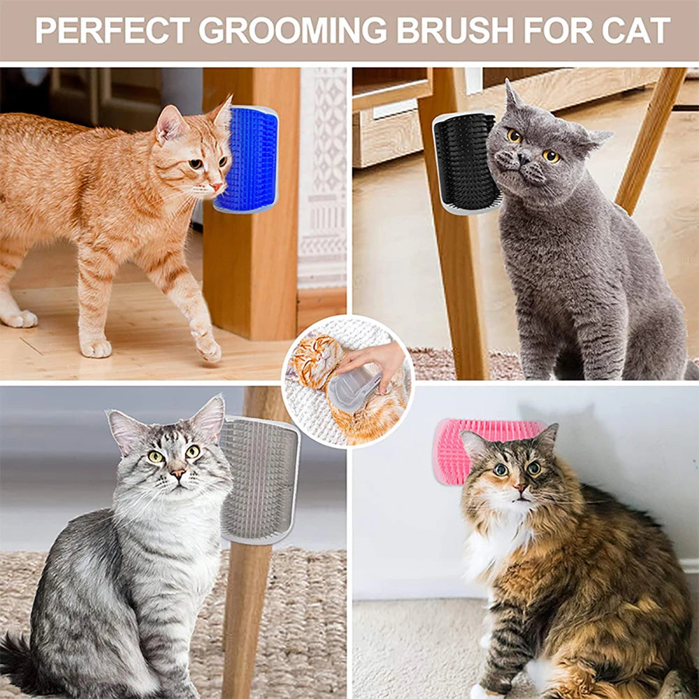 Grooming Cat Scratcher Massager for Pets