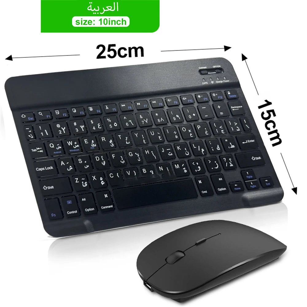 Bluetooth Wireless Keyboard & Mouse for Tablets