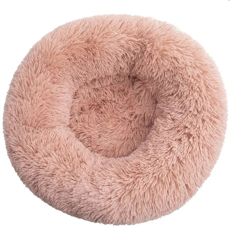 Super Soft Round Pet Bed for Dogs & Cats