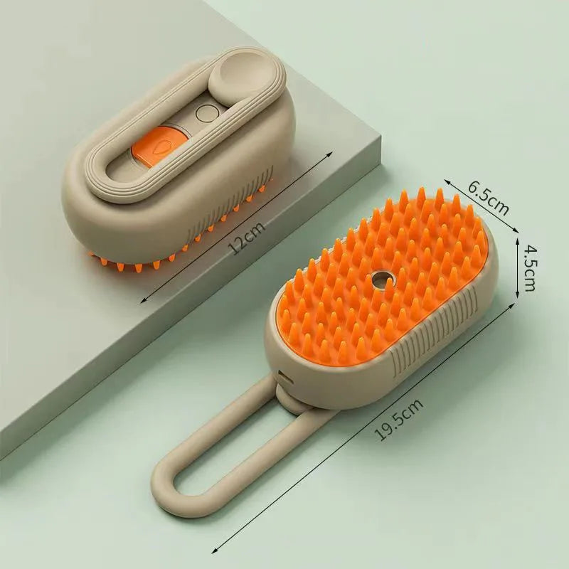 Pet Grooming Comb with Electric Spray Water Steam