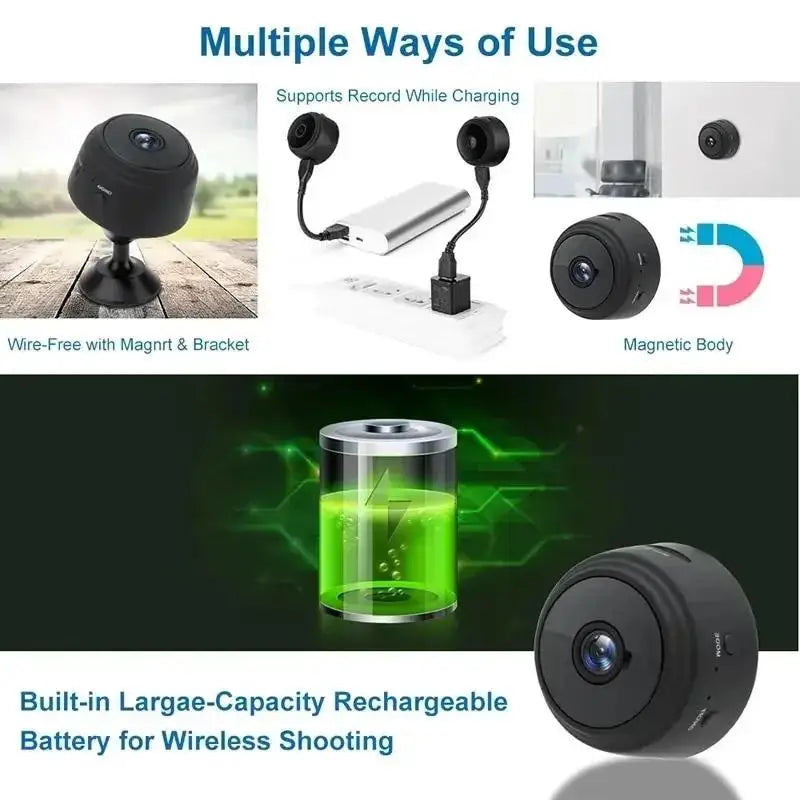 WiFi Security  A9 Mini Wireless Camera