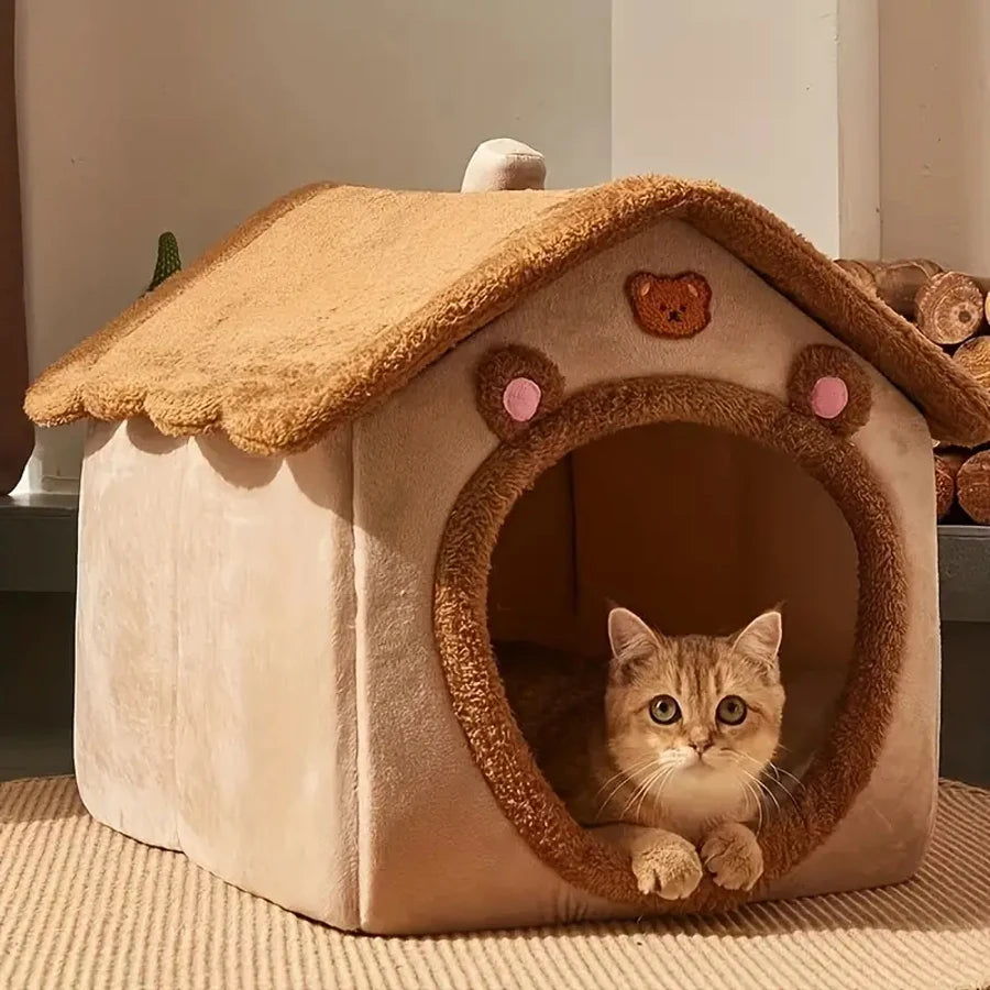 Washable Foldable Pet House  for Small Dog & Cat