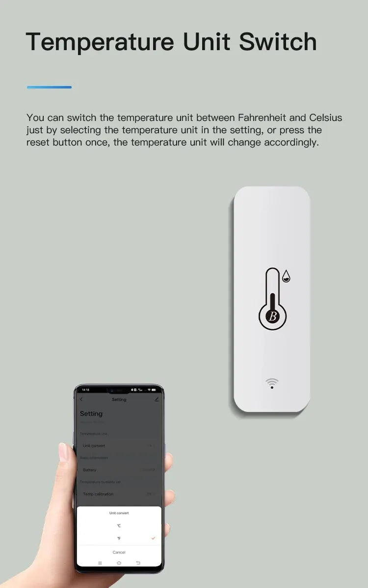 Tuya Smart Temperature & Humidity Sensor