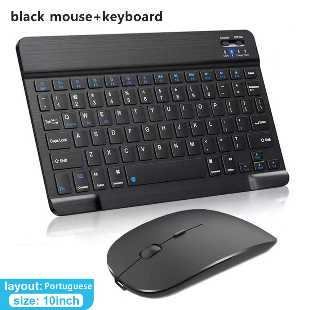 Bluetooth Wireless Keyboard & Mouse for Tablets