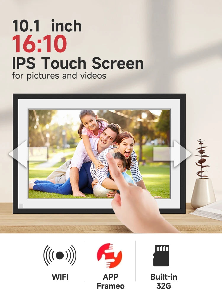 WiFi  HD Cloud Smart Digital Photo Frame