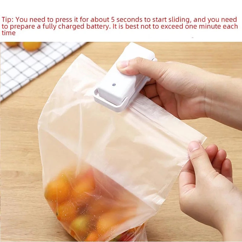 Mini Portable Food Sealer for Bags & Packaging