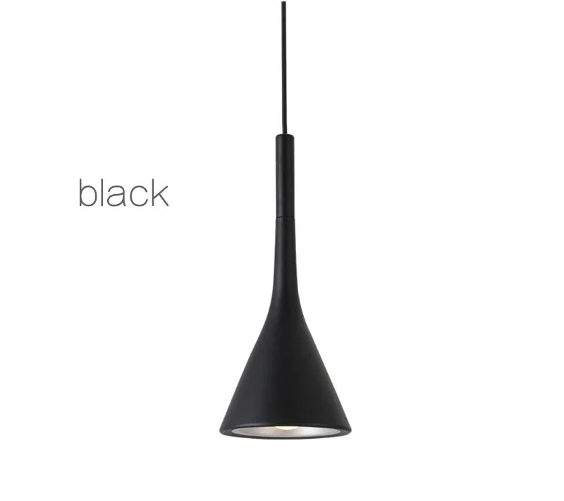 Modern LED Pendant Lights Black & White E27