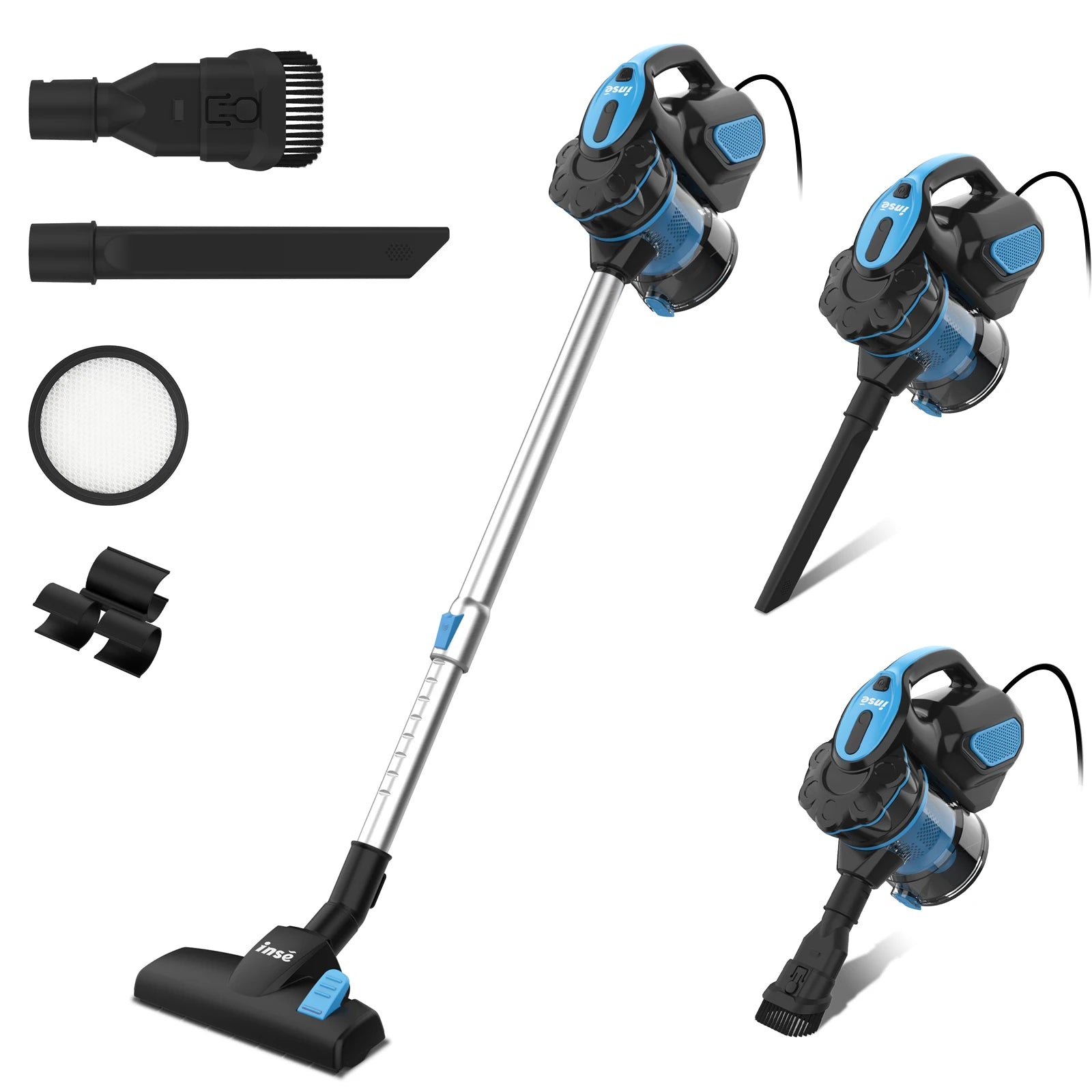 Corded Stick Vacuum Cleaner – 600W Powerful Suction