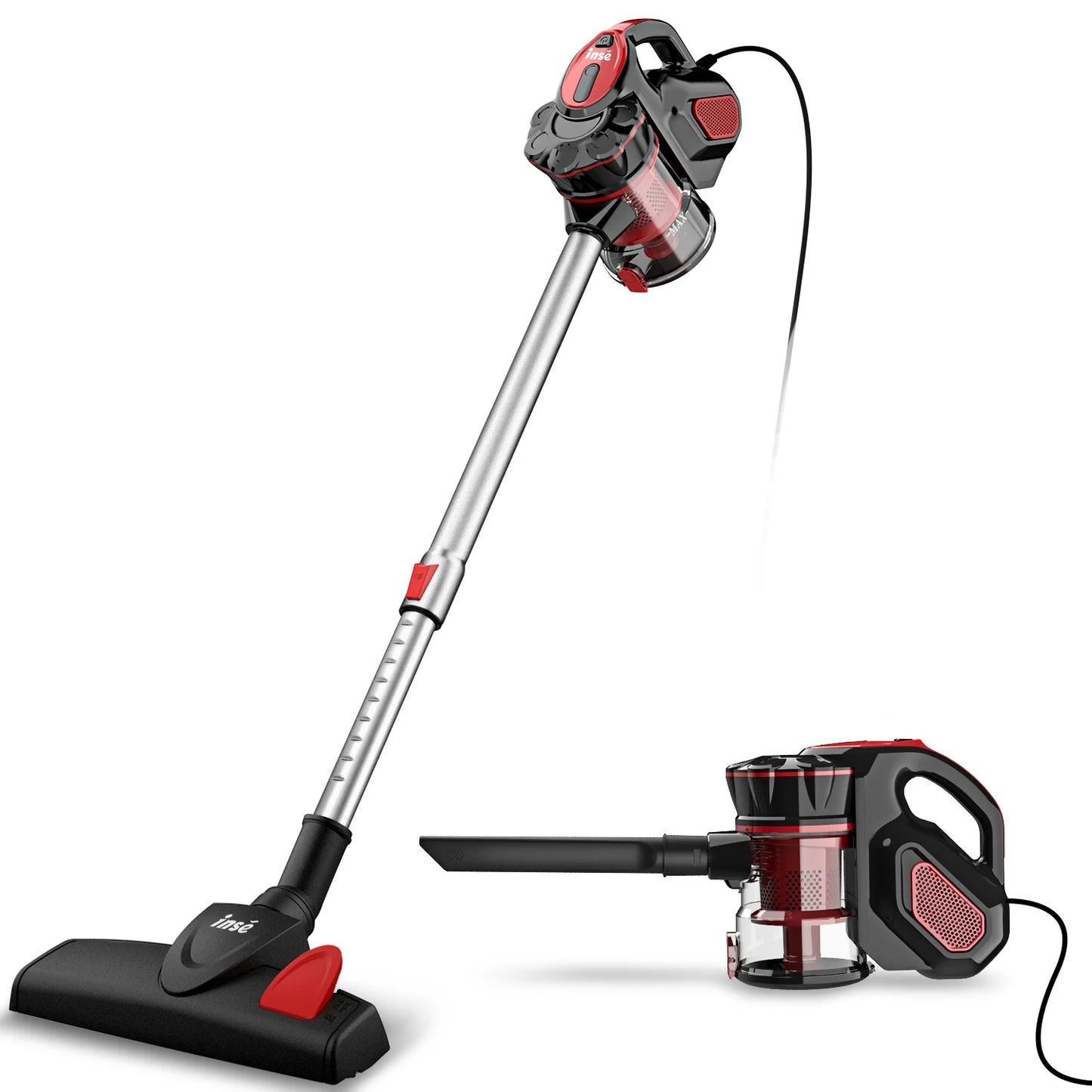 Corded Stick Vacuum Cleaner – 600W Powerful Suction