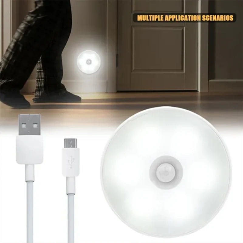 USB Rechargeable Motion Sensor LED Night Light