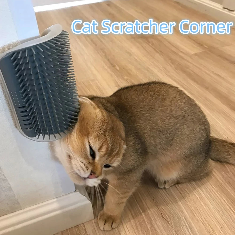 Grooming Cat Scratcher Massager for Pets