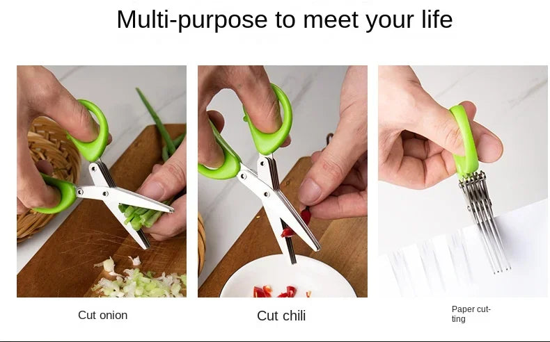 Multi-functional Stainless Steel Kitchen Scissors