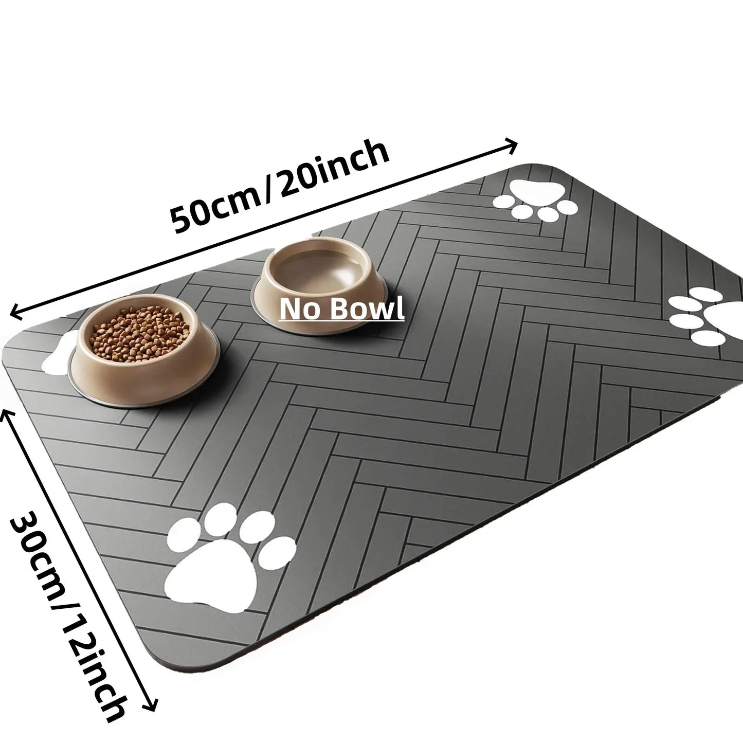 Pet Feeding Mat – Absorbent Placemat for Dog & Cat