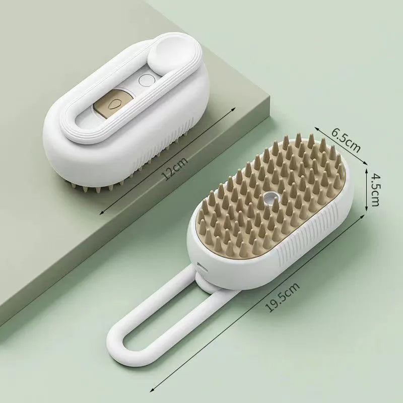 Pet Grooming Comb with Electric Spray Water Steam