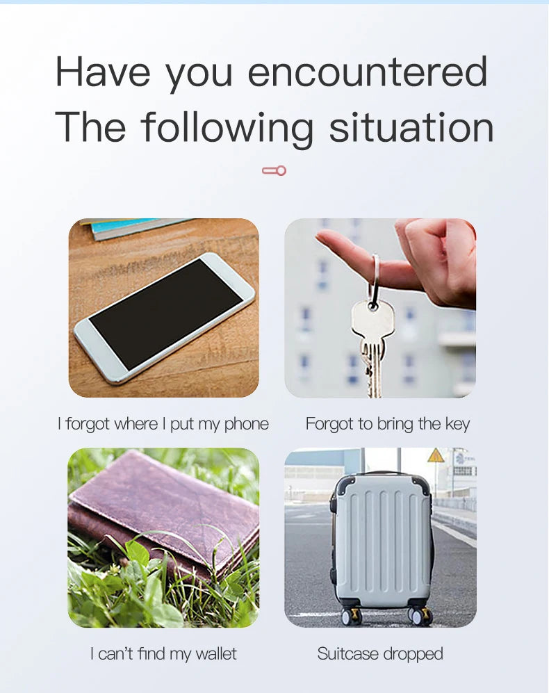 Mini GPS Locator Anti-Lost Alarm Keychain