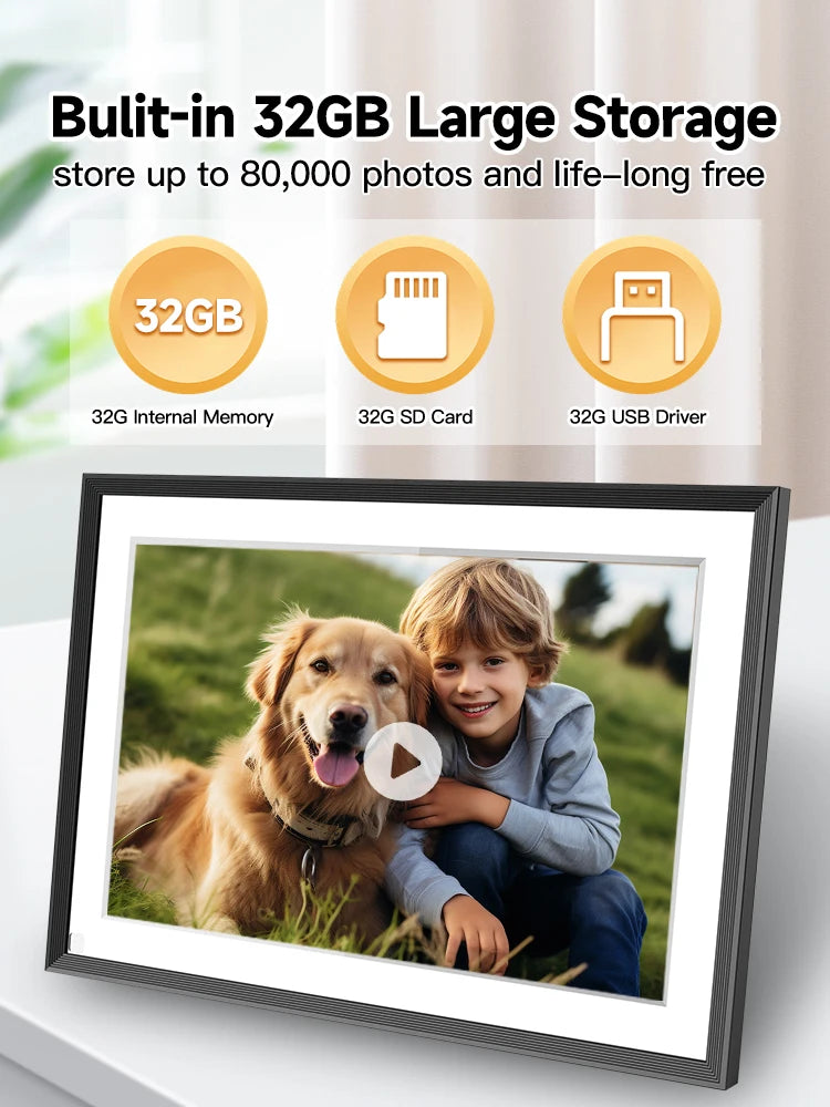 WiFi  HD Cloud Smart Digital Photo Frame