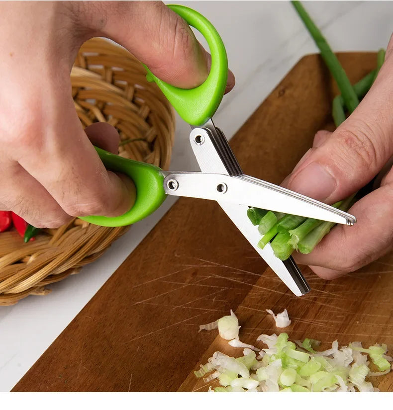 Multi-functional Stainless Steel Kitchen Scissors