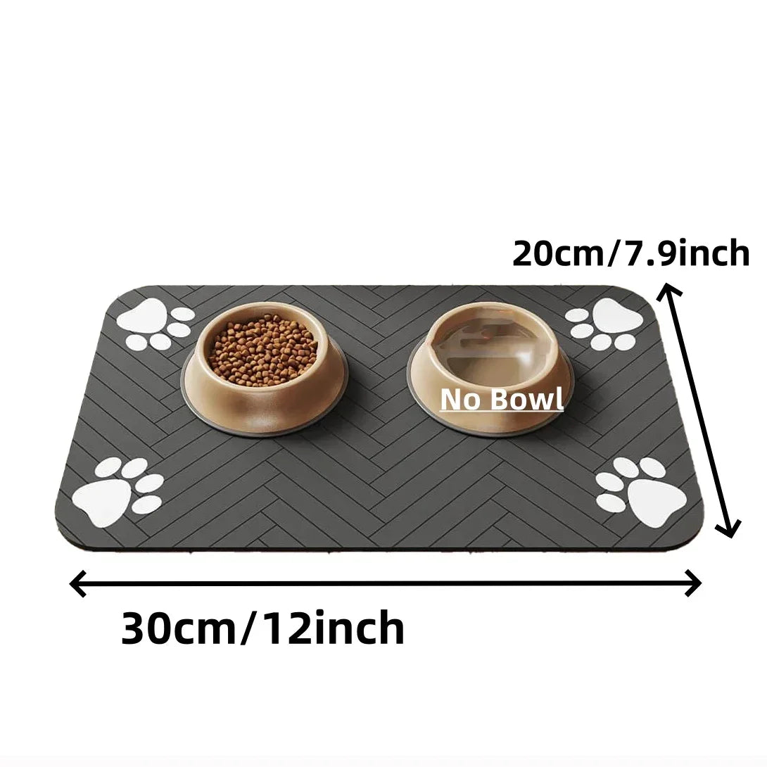 Pet Feeding Mat – Absorbent Placemat for Dog & Cat