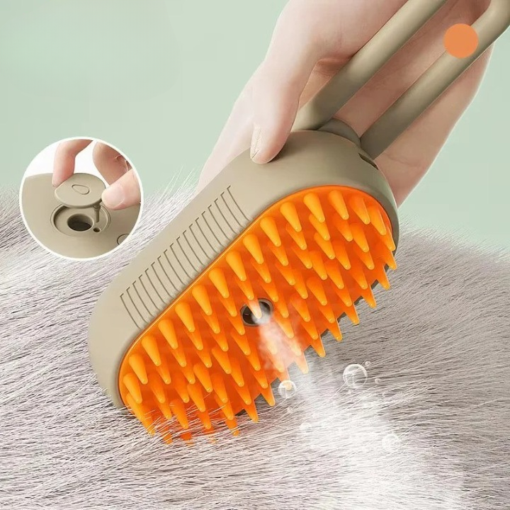 Pet Grooming Comb with Electric Spray Water Steam