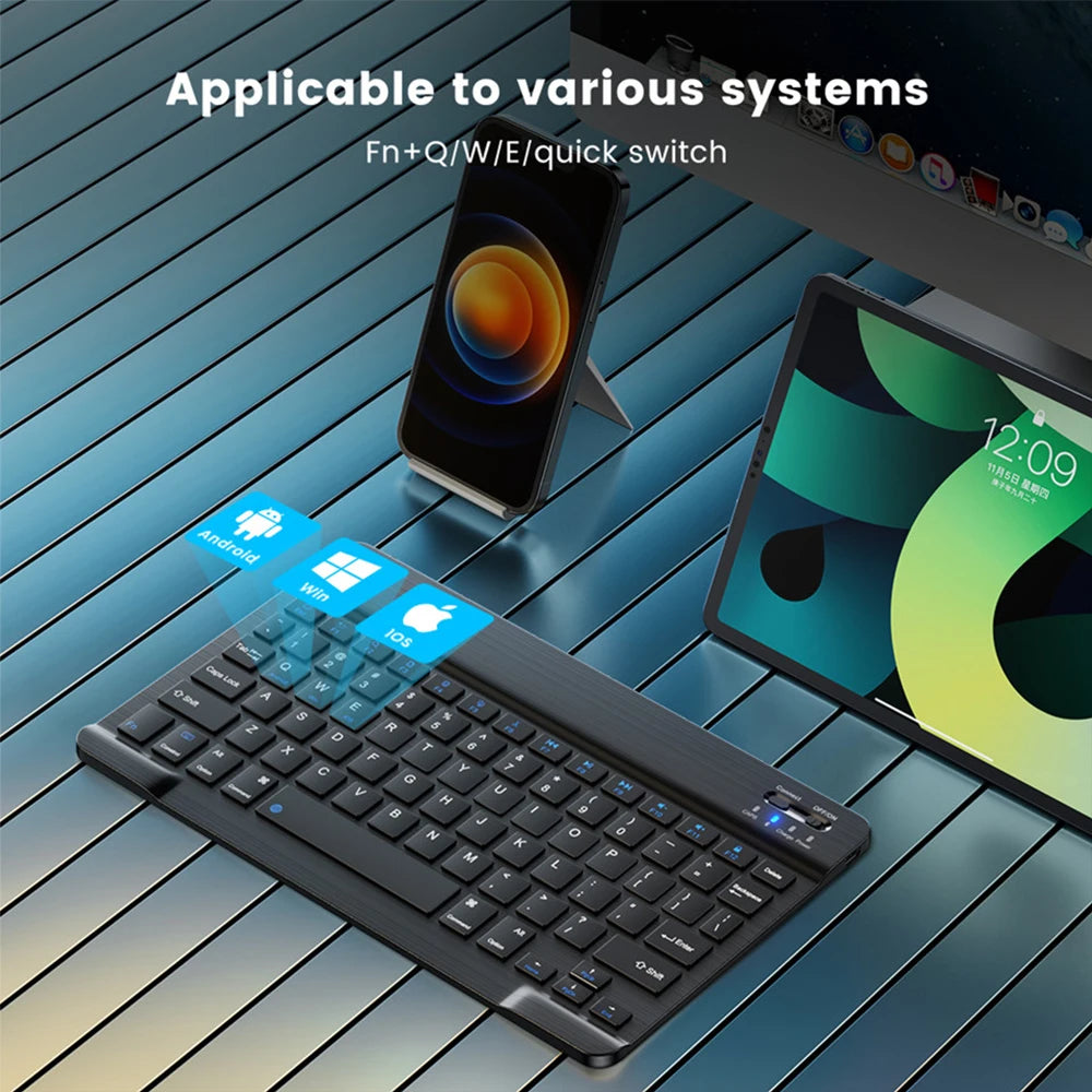 Bluetooth Wireless Keyboard & Mouse for Tablets