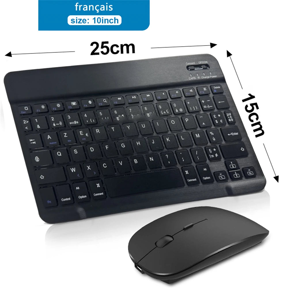 Bluetooth Wireless Keyboard & Mouse for Tablets