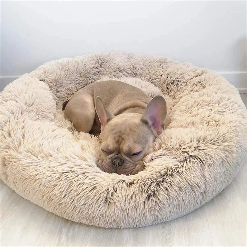 Super Soft Round Pet Bed for Dogs & Cats