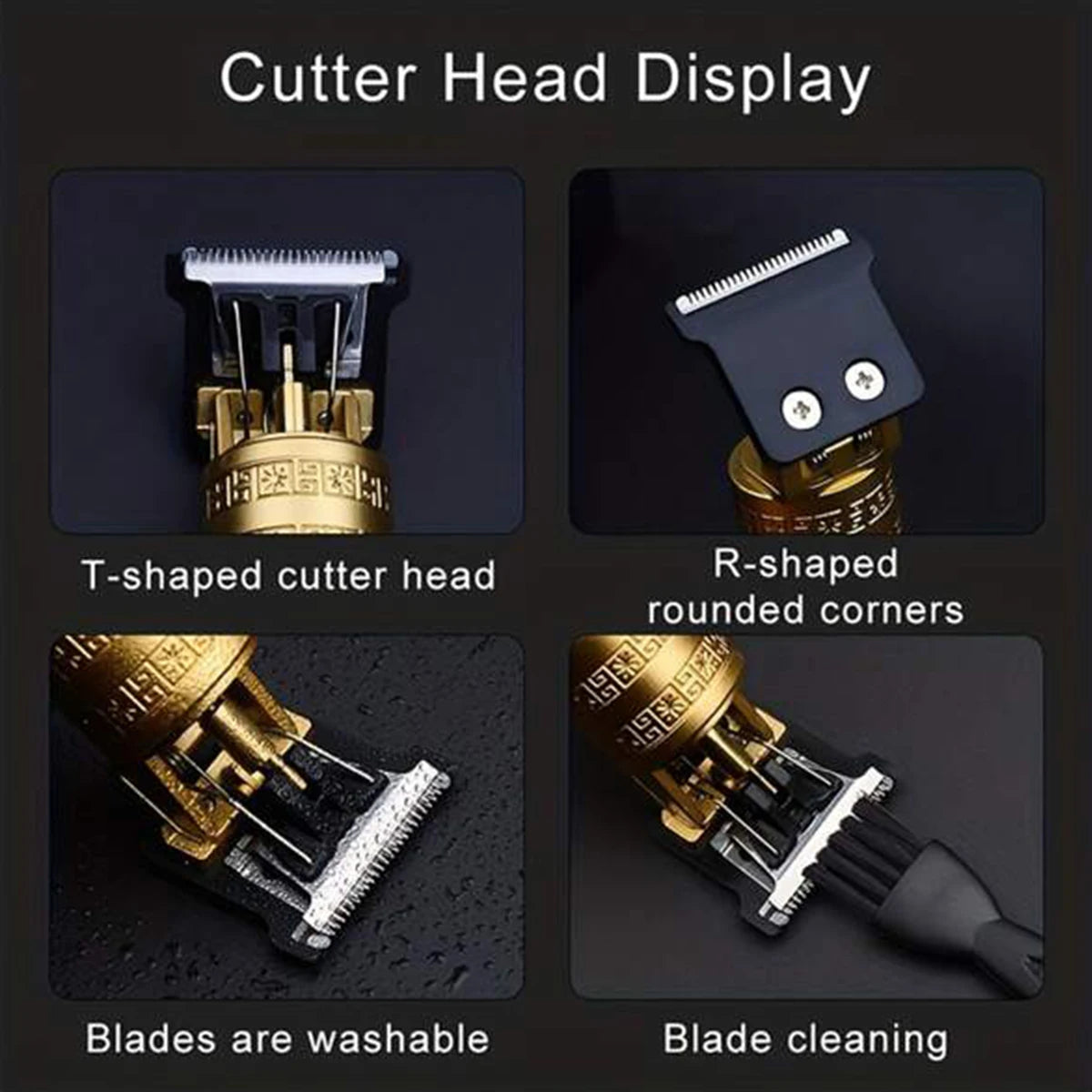 Electric Rechargeable Hair Clipper Machine for Men